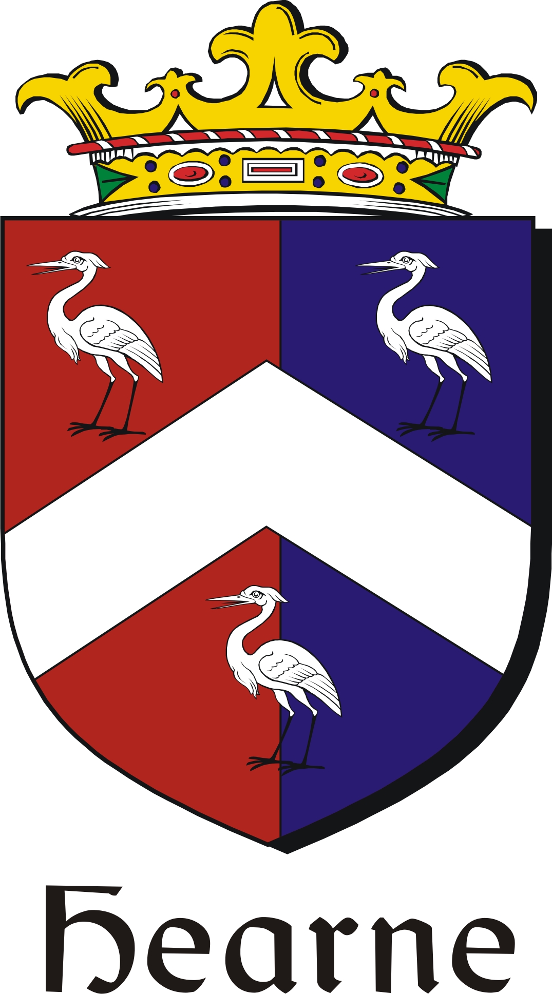 Product picture Hearne Family Crest / Irish Coat of Arms Image Download