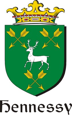 Product picture Hennessy Family Crest / Irish Coat of Arms Image Download