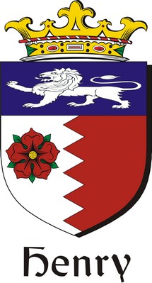 Product picture Henry Family Crest / Irish Coat of Arms Image Download