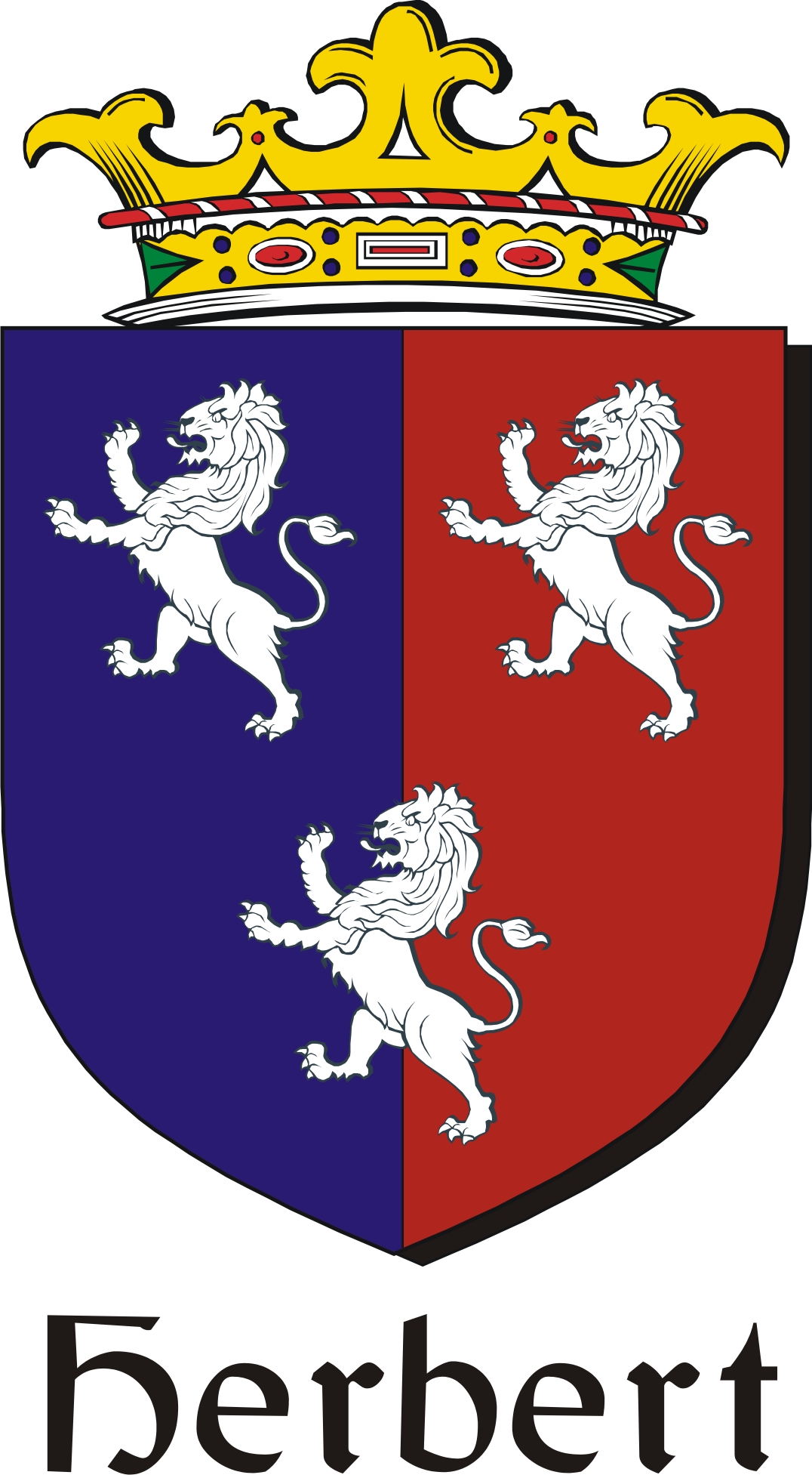 Product picture Herbert Family Crest / Irish Coat of Arms Image Download