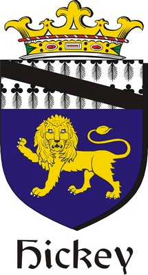 Product picture Hickey Family Crest / Irish Coat of Arms Image Download