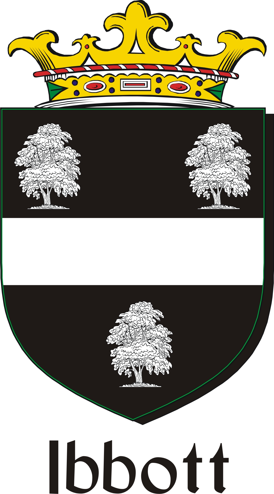 Product picture Ibbott Family Crest / Irish Coat of Arms Image Download