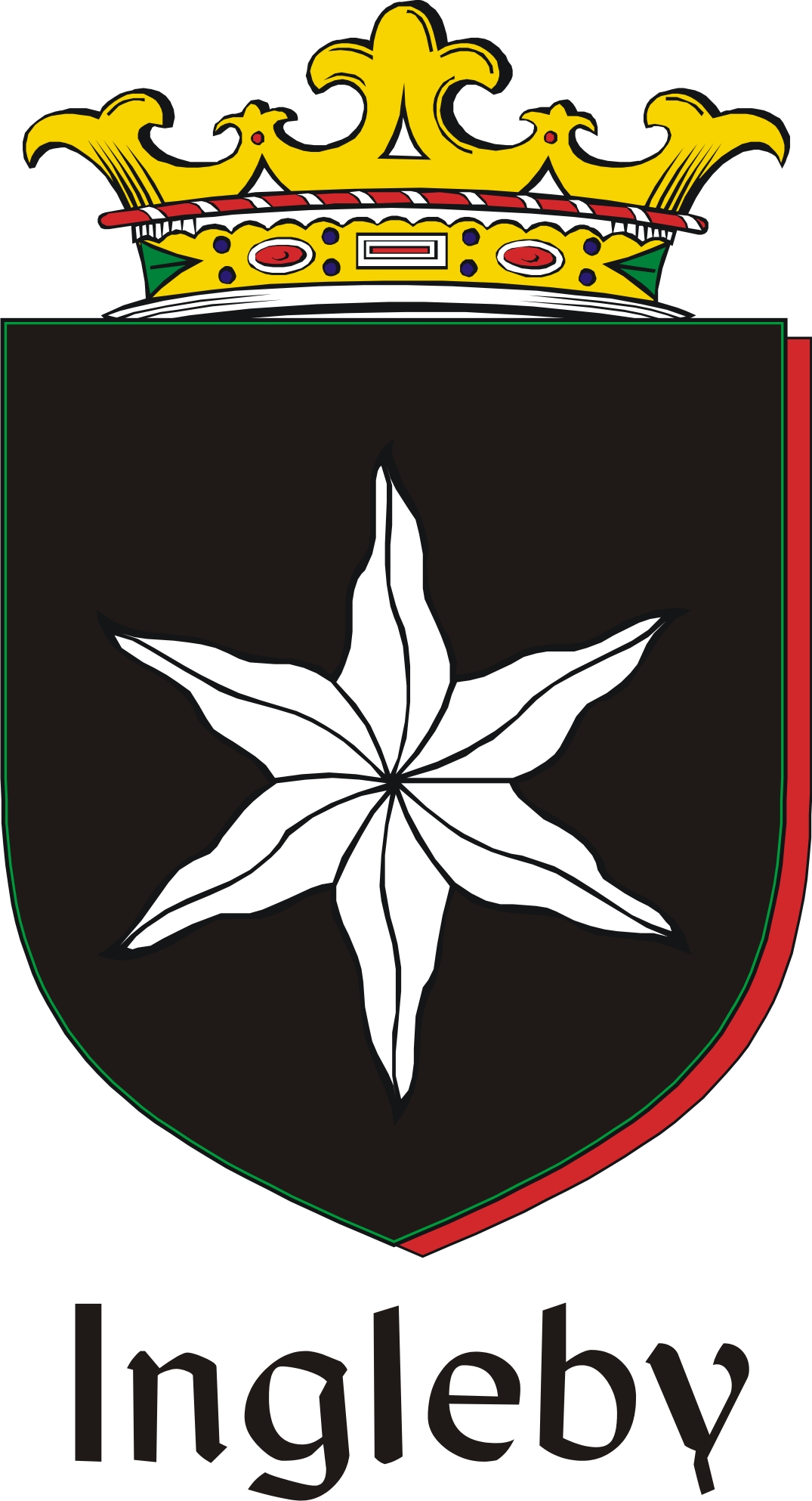 Product picture Ingleby Family Crest / Irish Coat of Arms Image Download