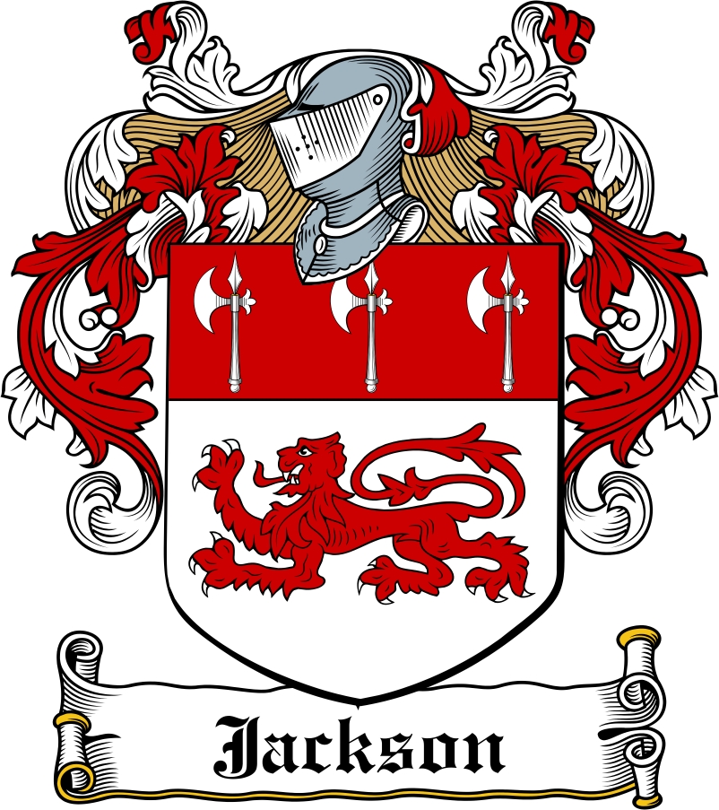 Product picture Jackson Family Crest / Irish Coat of Arms Image Download