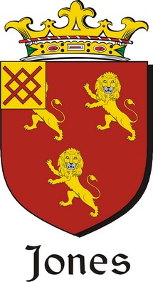 Product picture Jones Family Crest / Irish Coat of Arms Image Download