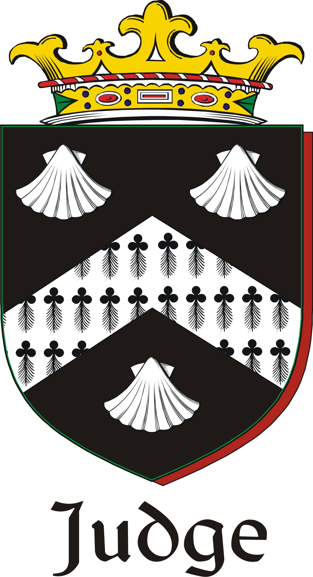 Product picture Judge Family Crest / Irish Coat of Arms Image Download