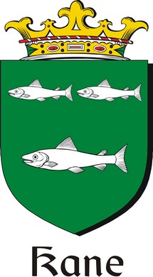 Product picture Kane Family Crest / Irish Coat of Arms Image Download