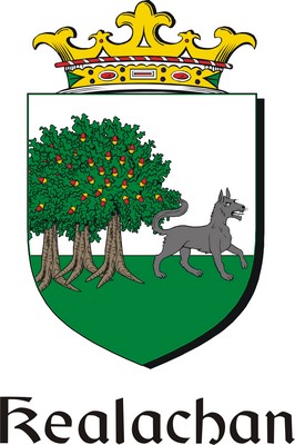 Product picture Kealachan Family Crest / Irish Coat of Arms Image Download