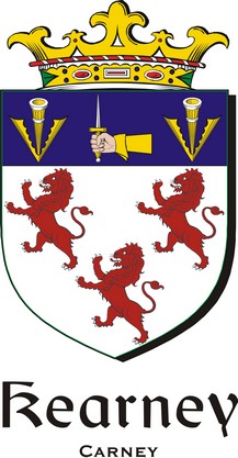 Product picture Kearney Family Crest / Irish Coat of Arms Image Download