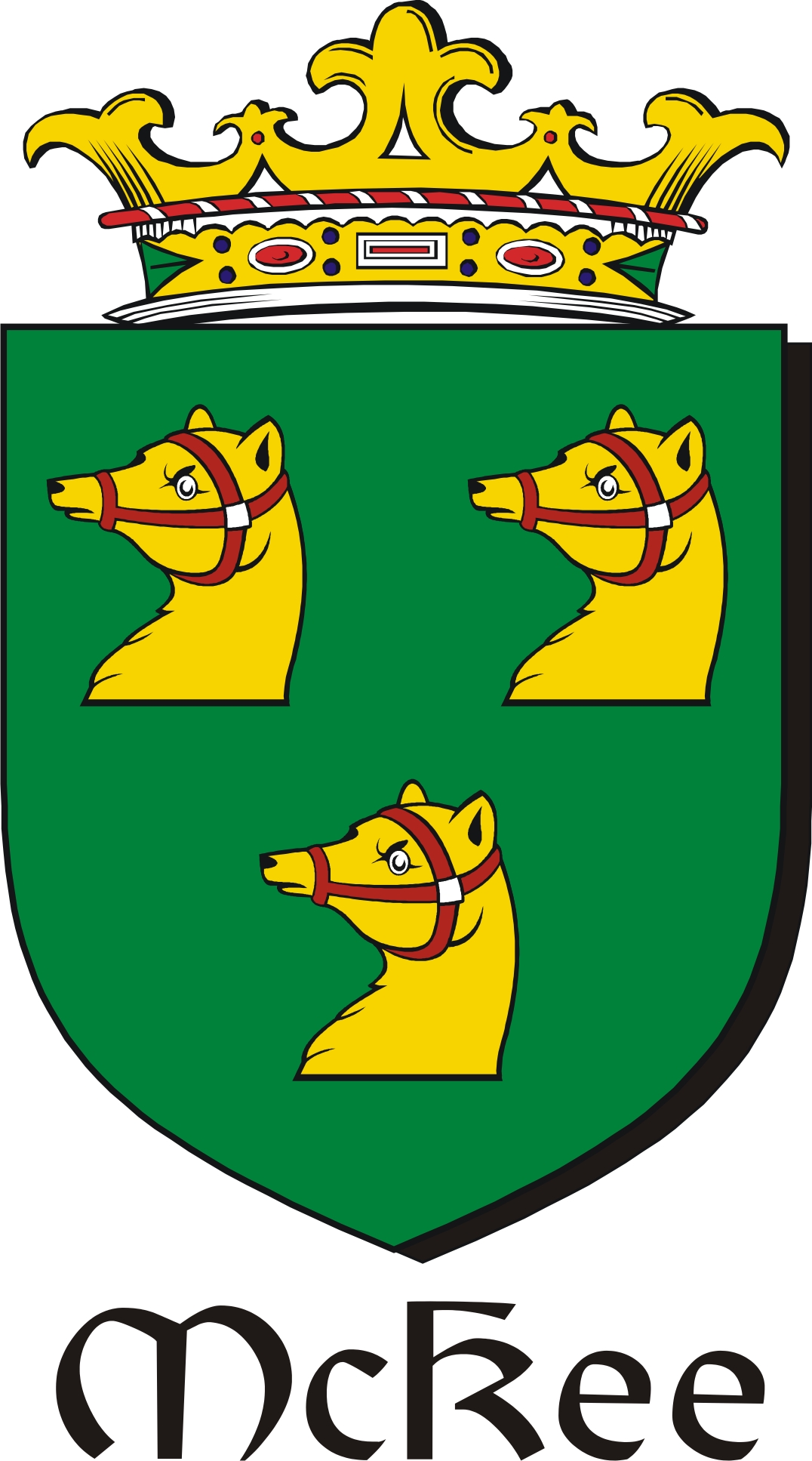 Product picture Kee-Mc Family Crest / Irish Coat of Arms Image Download