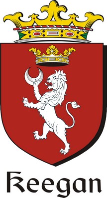Product picture Keegan-2 Family Crest / Irish Coat of Arms Image Download