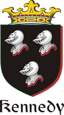 Product picture Kennedy Family Crest / Irish Coat of Arms Image Download