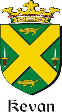 Product picture Kevan Family Crest / Irish Coat of Arms Image Download