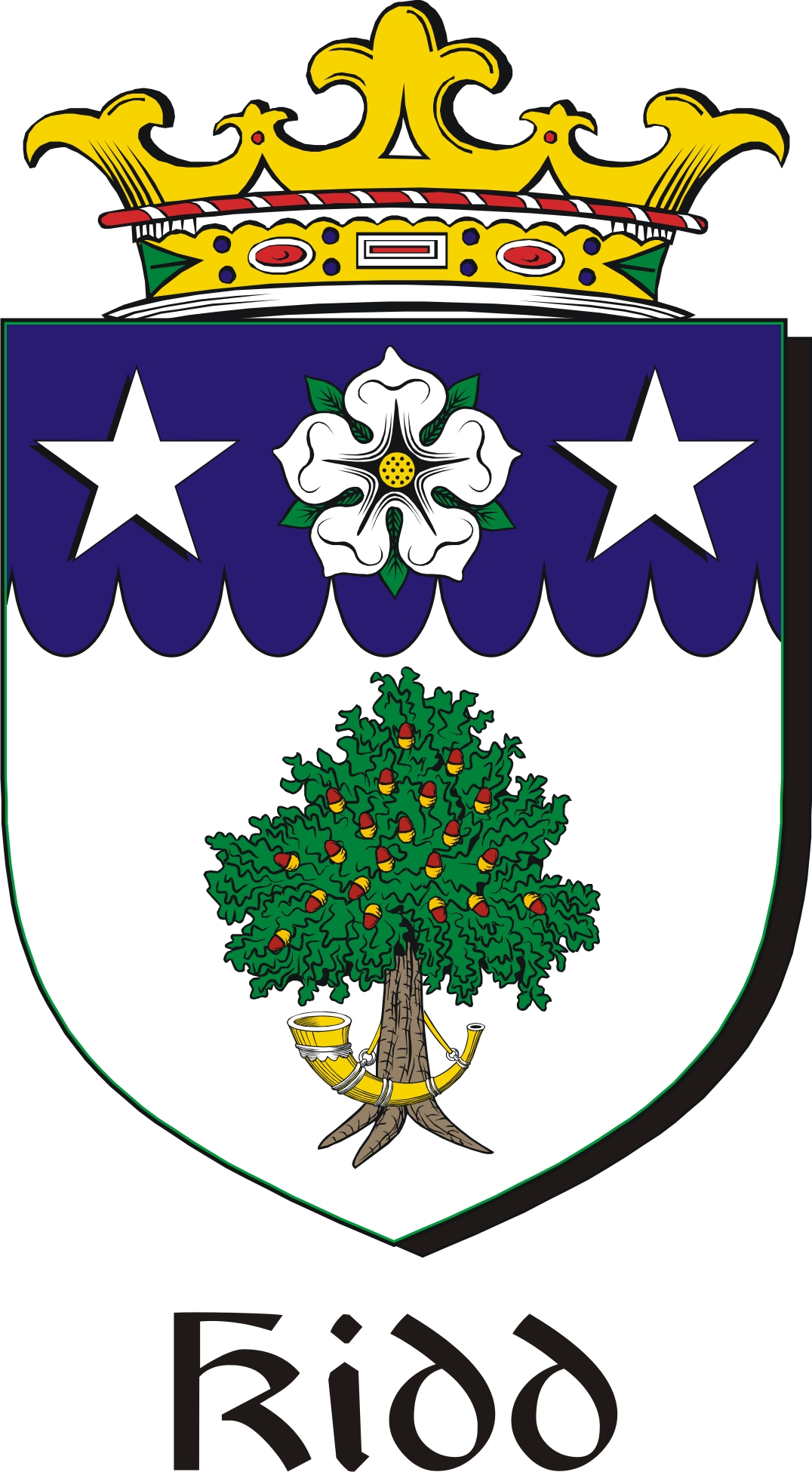 Product picture Kidd Family Crest / Irish Coat of Arms Image Download