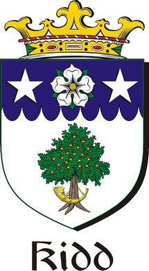 Product picture Kidd Family Crest / Irish Coat of Arms Image Download