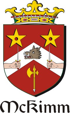 Product picture Kimm-Mc Family Crest / Irish Coat of Arms Image Download