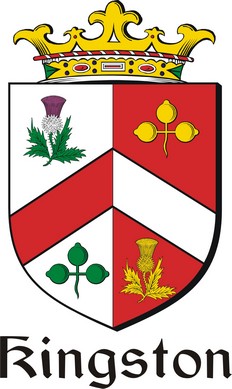 Product picture Kingston Family Crest / Irish Coat of Arms Image Download