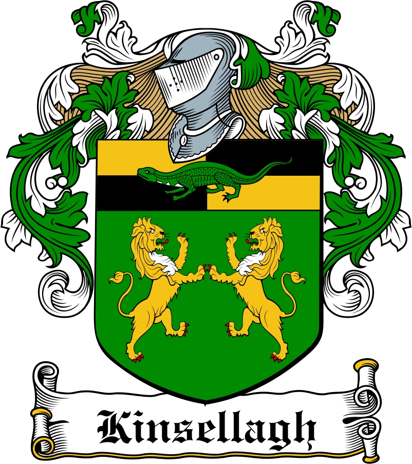 Product picture Kinsellagh Family Crest / Irish Coat of Arms Image Download