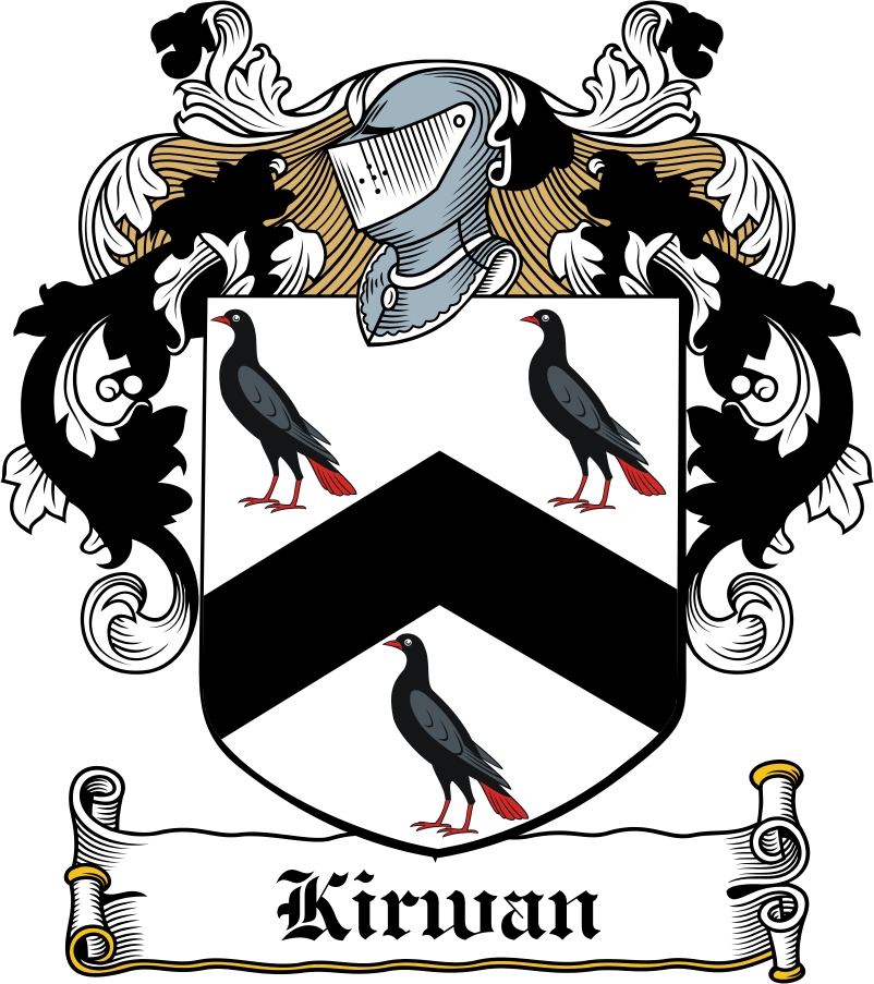 Product picture Kirwan Family Crest / Irish Coat of Arms Image Download