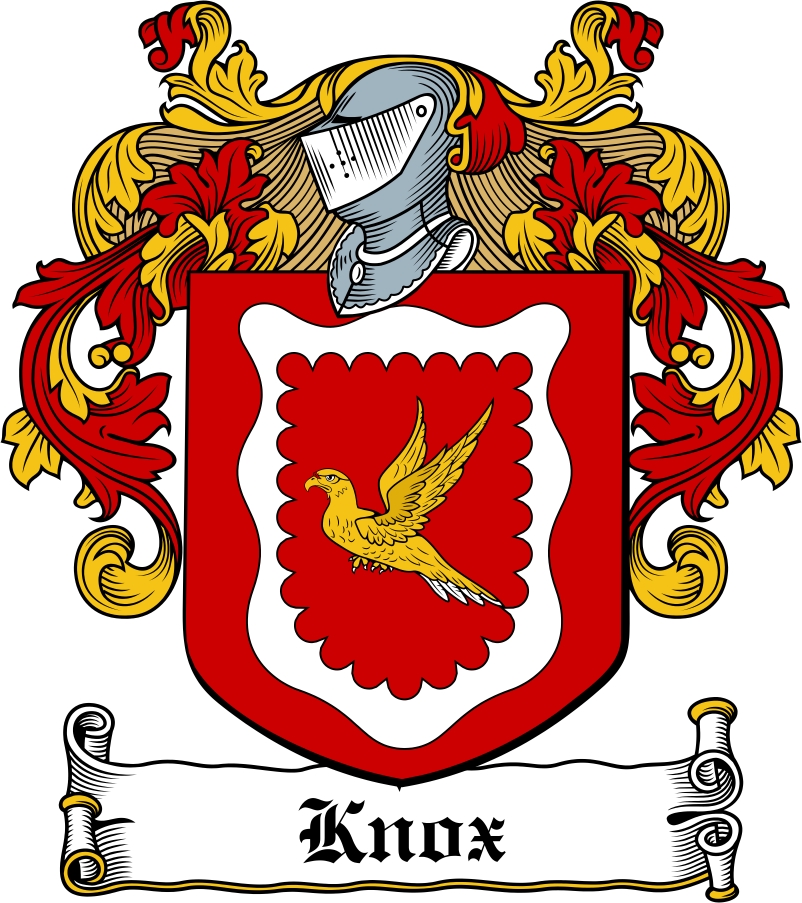 Product picture Knox Family Crest / Irish Coat of Arms Image Download