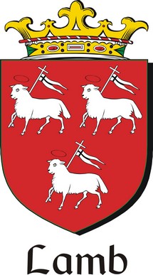 Product picture Lamb Family Crest / Irish Coat of Arms Image Download