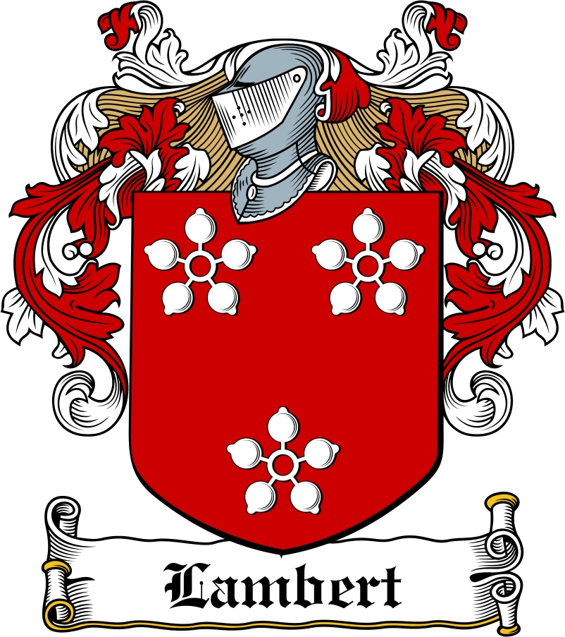 Product picture Lambert Family Crest / Irish Coat of Arms Image Download