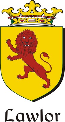 Product picture Lawlor Family Crest / Irish Coat of Arms Image Download