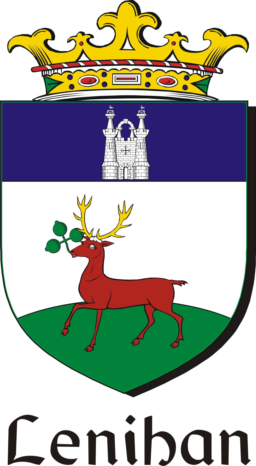 Product picture Lenihan Family Crest / Irish Coat of Arms Image Download