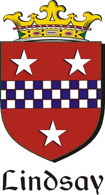 Product picture Lindsay Family Crest / Irish Coat of Arms Image Download