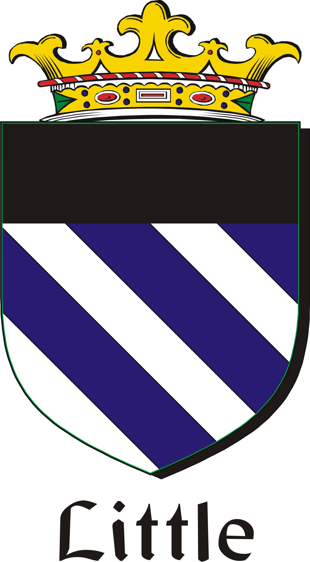 Product picture Little Family Crest / Irish Coat of Arms Image Download