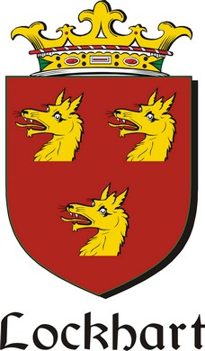 Product picture Lockhart Family Crest / Irish Coat of Arms Image Download