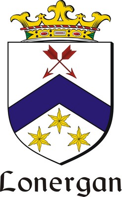 Product picture Lonergan Family Crest / Irish Coat of Arms Image Download