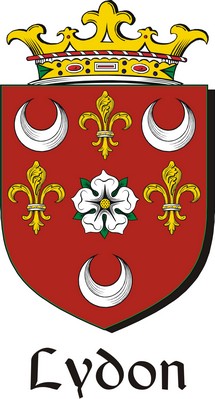 Product picture Lydon Family Crest / Irish Coat of Arms Image Download