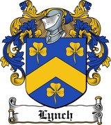 Product picture Lynch Family Crest / Irish Coat of Arms Image Download