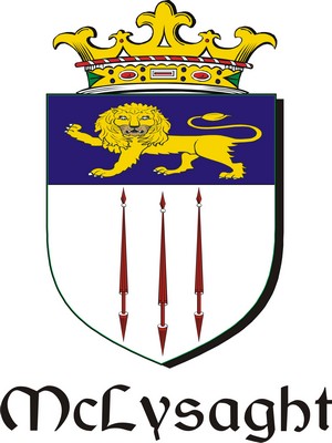 Product picture Lysaght-Mc Family Crest / Irish Coat of Arms Image Download