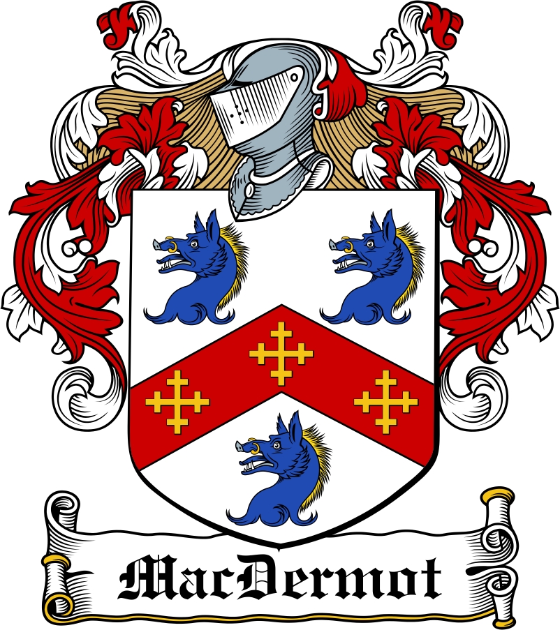 Product picture MacDermot Family Crest / Irish Coat of Arms Image Download