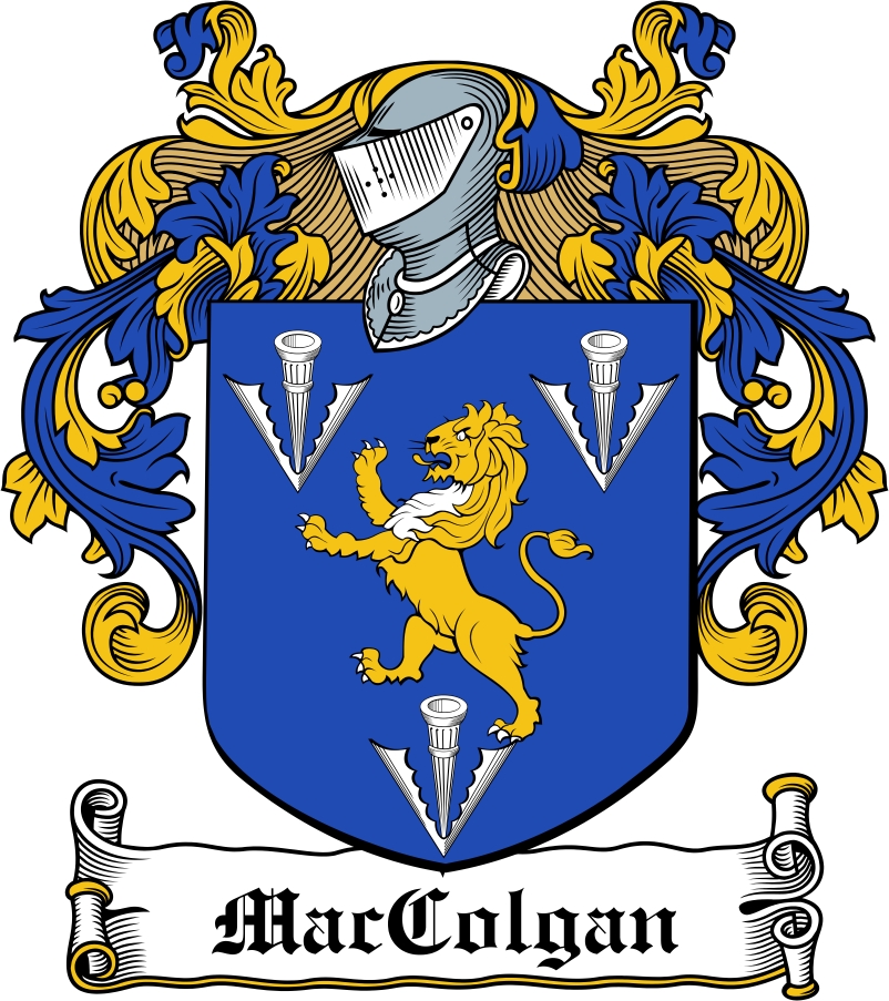 Product picture MacGolgan Family Crest / Irish Coat of Arms Image Download