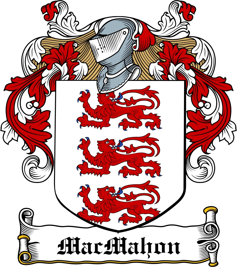 Product picture MacMahon Family Crest / Irish Coat of Arms Image Download