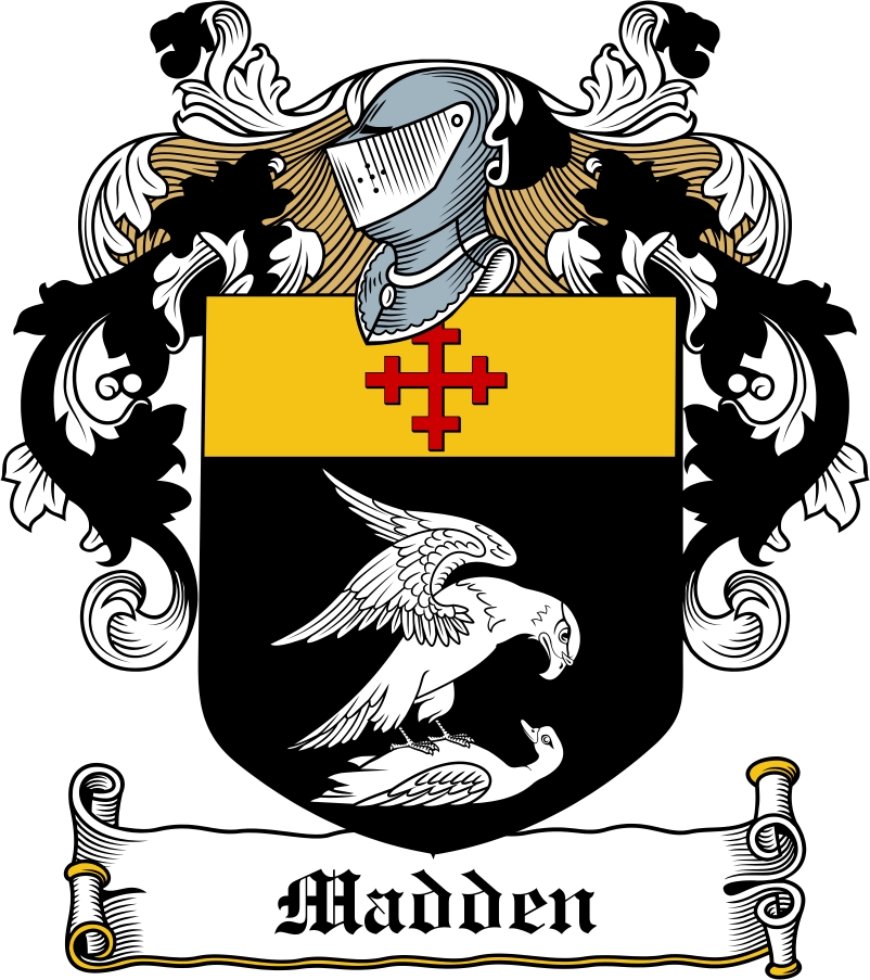 Product picture Madden Family Crest / Irish Coat of Arms Image Download