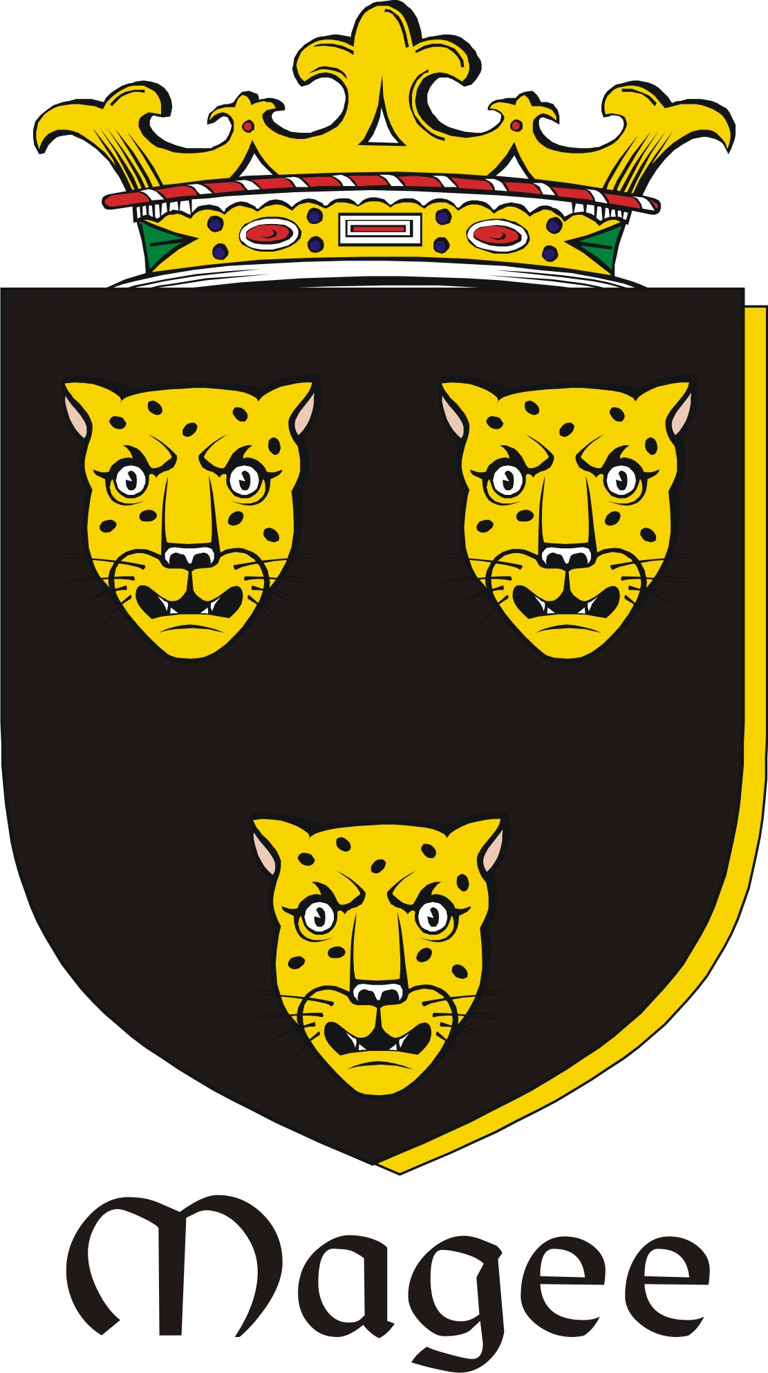 Product picture Magee Family Crest / Irish Coat of Arms Image Download