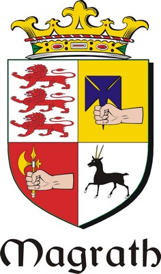 Product picture Magrath Family Crest / Irish Coat of Arms Image Download