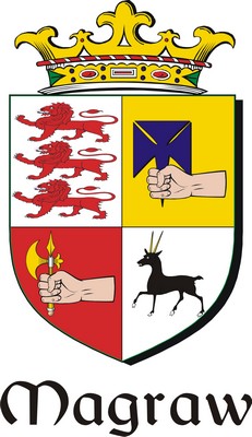 Product picture Magraw Family Crest / Irish Coat of Arms Image Download