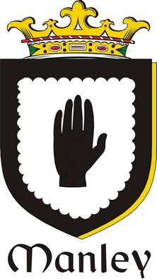 Product picture Manley Family Crest / Irish Coat of Arms Image Download