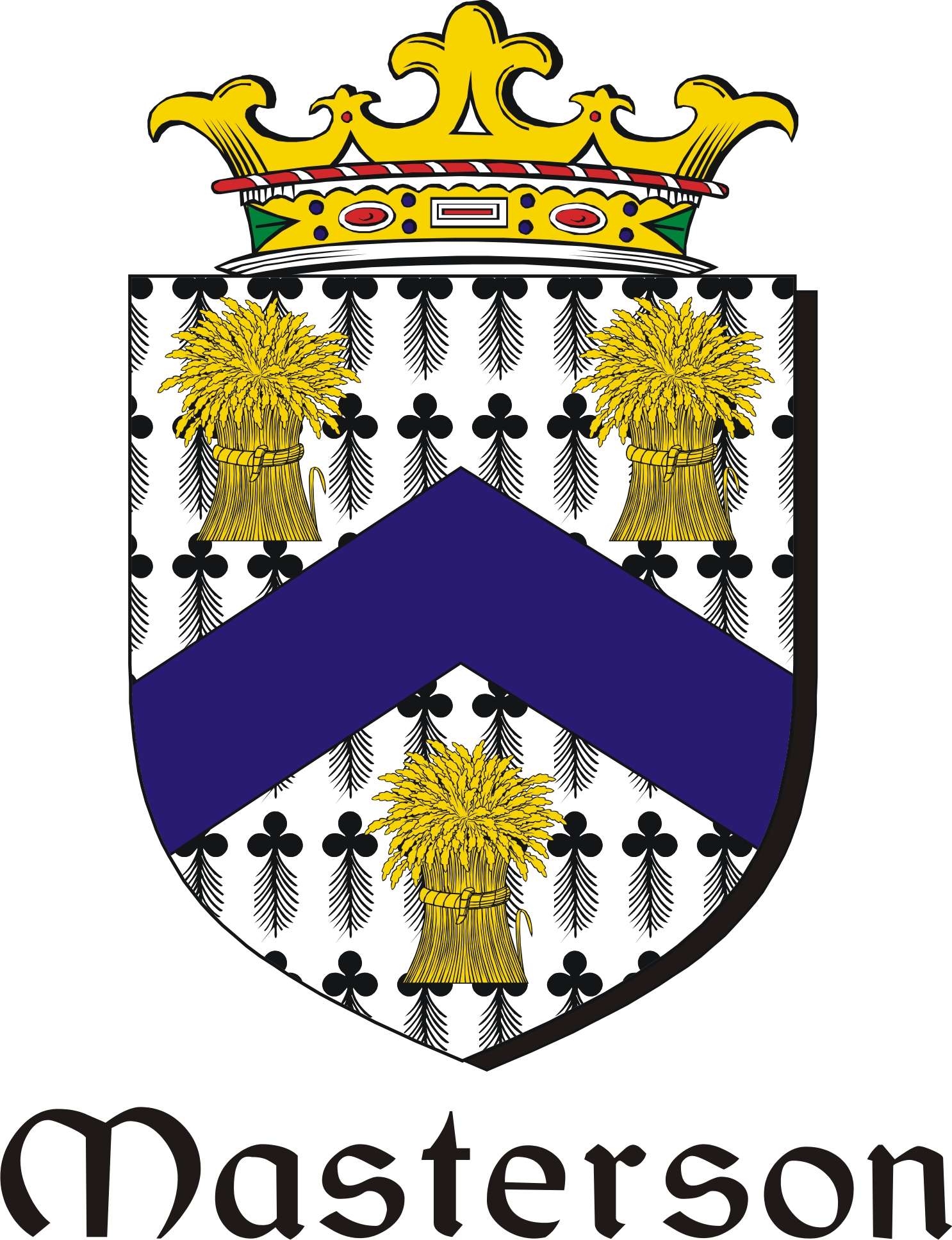 Product picture Masterson Family Crest / Irish Coat of Arms Image Download