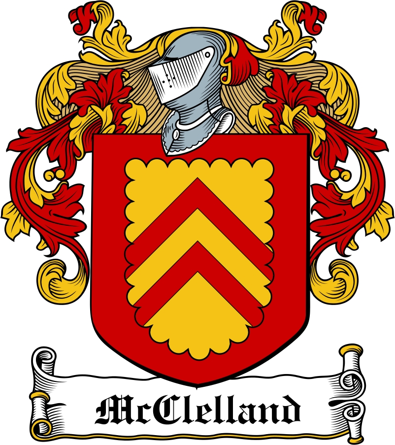 Product picture McClelland Family Crest / Irish Coat of Arms Image Download
