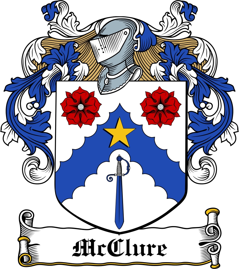Product picture McClure Family Crest / Irish Coat of Arms Image Download