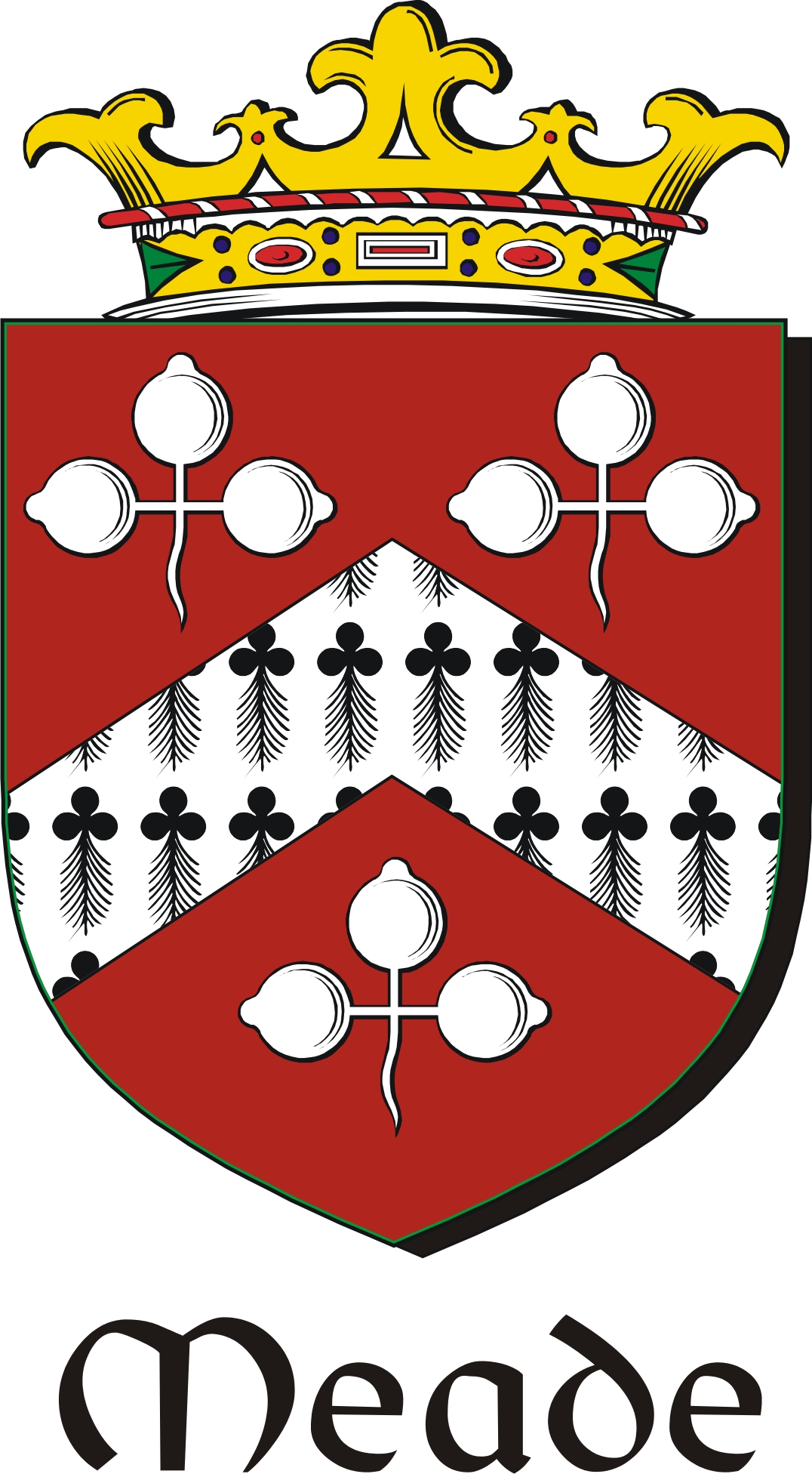 Product picture Meade Family Crest / Irish Coat of Arms Image Download