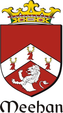 Product picture Meehan Family Crest / Irish Coat of Arms Image Download