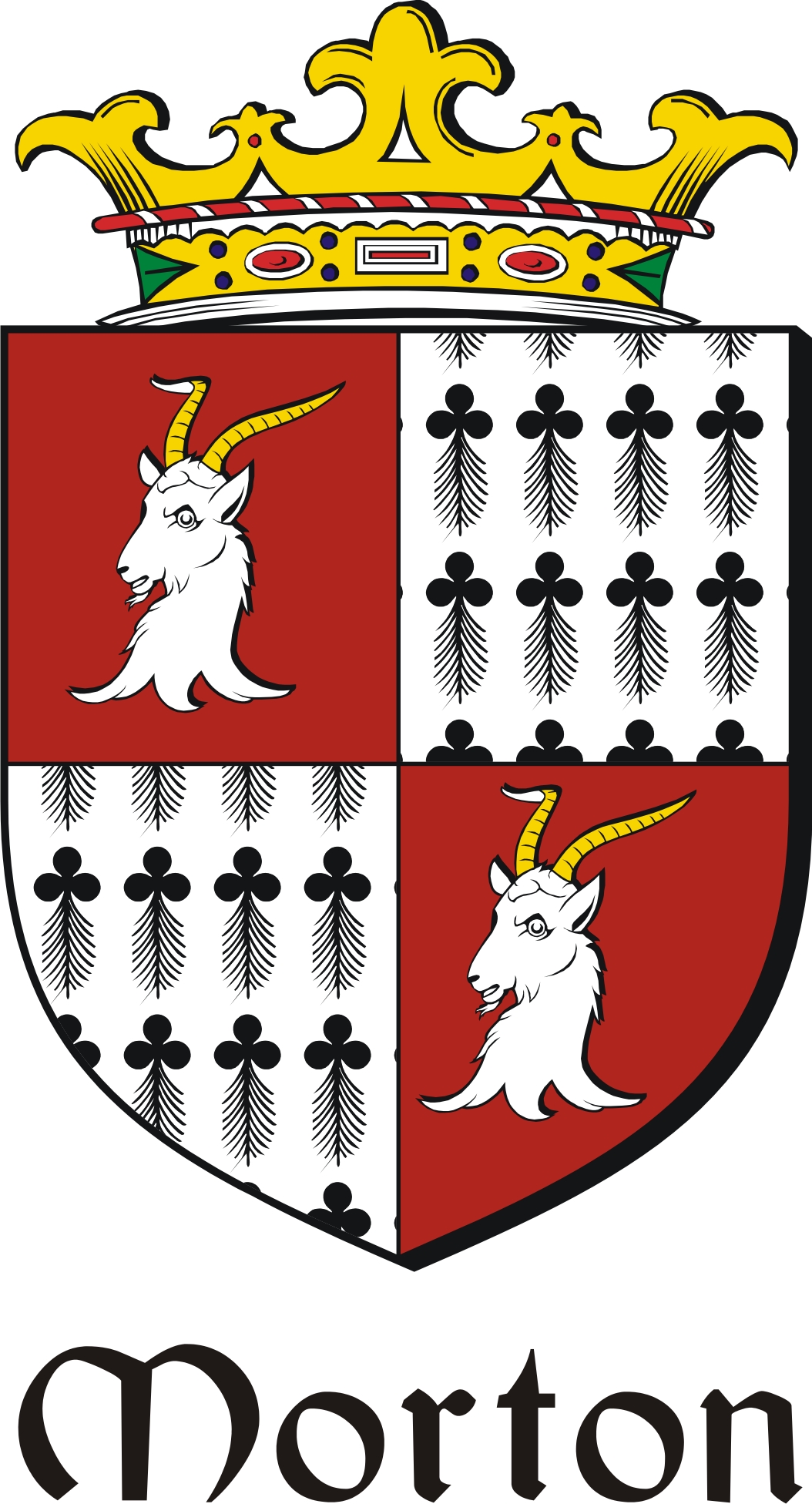 Product picture Morton Family Crest / Irish Coat of Arms Image Download