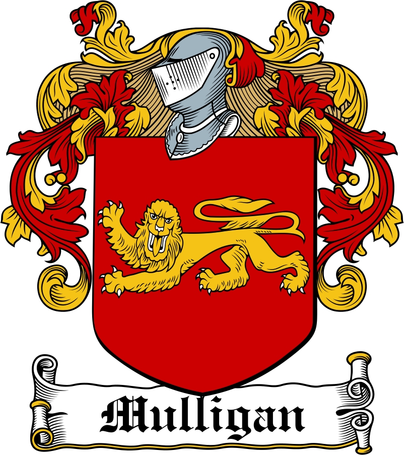 Product picture Mulligan Family Crest / Irish Coat of Arms Image Download